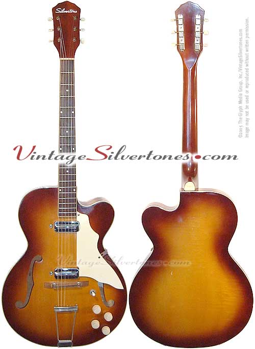Silvertone Kay 1425 2pu electric guitar